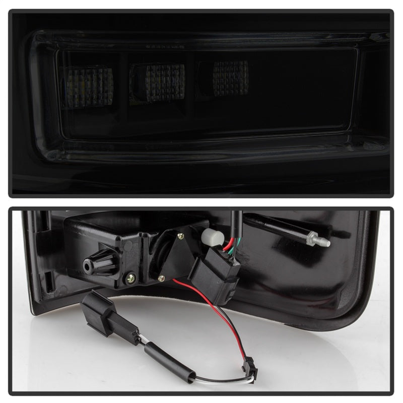 Spyder Ford F150 04-08 Styleside Tail Light V2 - LED - Black Smoke ALT-YD-FF15004V2-LBLED-BSM Tail Lights SPYDER