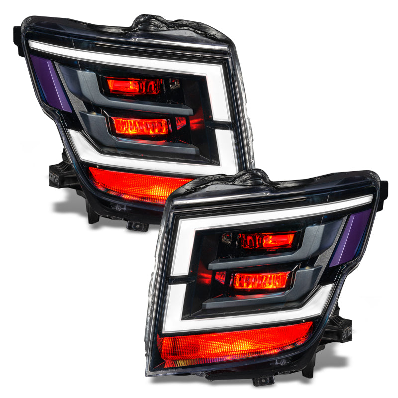 Oracle 21-22 Nissan Titan Demon Eye RGB Headlight Upgrade Kit - ColorSHIFT w/o Controller Headlights ORACLE Lighting