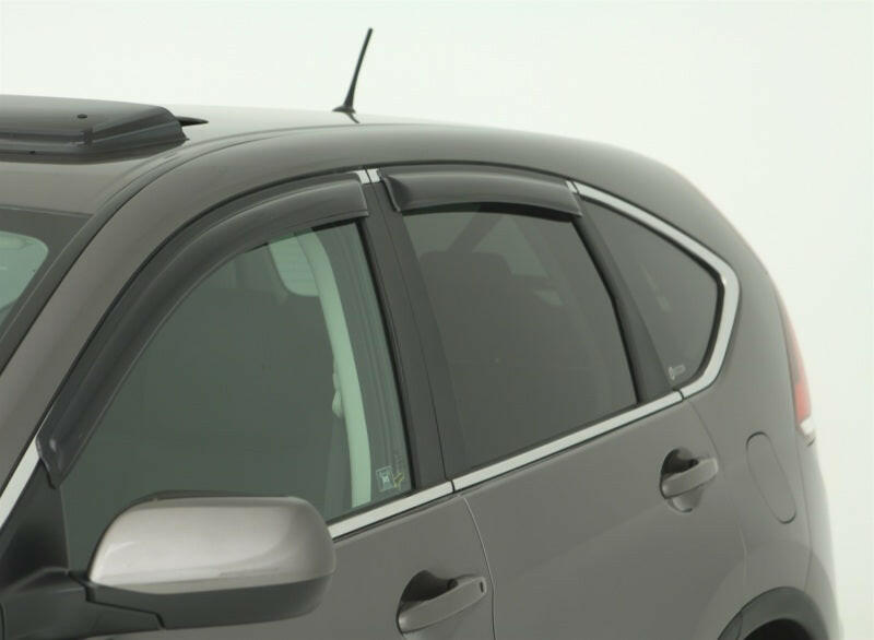 AVS 12-16 Honda CR-V Ventvisor Outside Mount Window Deflectors 4pc - Smoke Wind Deflectors AVS