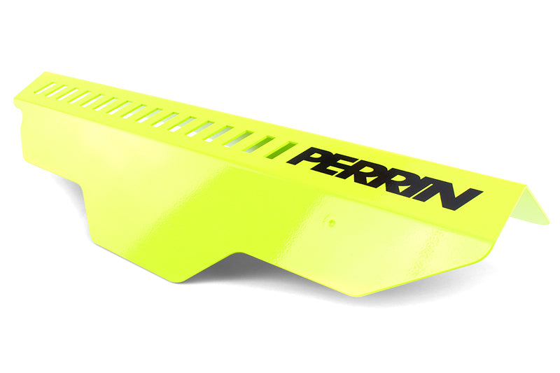 PERRIN 02-14 Subaru WRX / 04-21 STI / 08-11 Impreza Pulley Cover - Neon Yellow Engine Covers Perrin Performance
