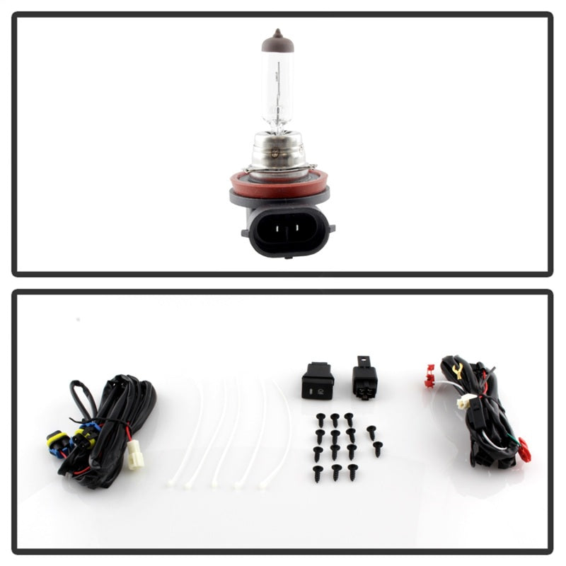 Spyder Honda Civic 2016-2017 2Dr/Coupe OEM Fog Light W/Switch- Clear FL-HC2016-2D-C Fog Lights SPYDER