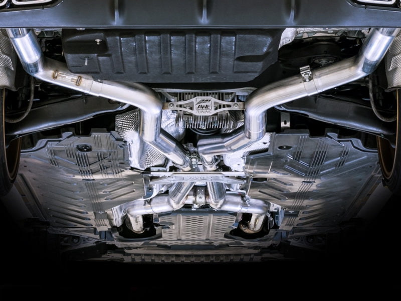 AWE Tuning 2019+ Mercedes-Benz C63/S AMG Sedan (W205) Track Edition Exhaust - No Tips Catback AWE Tuning