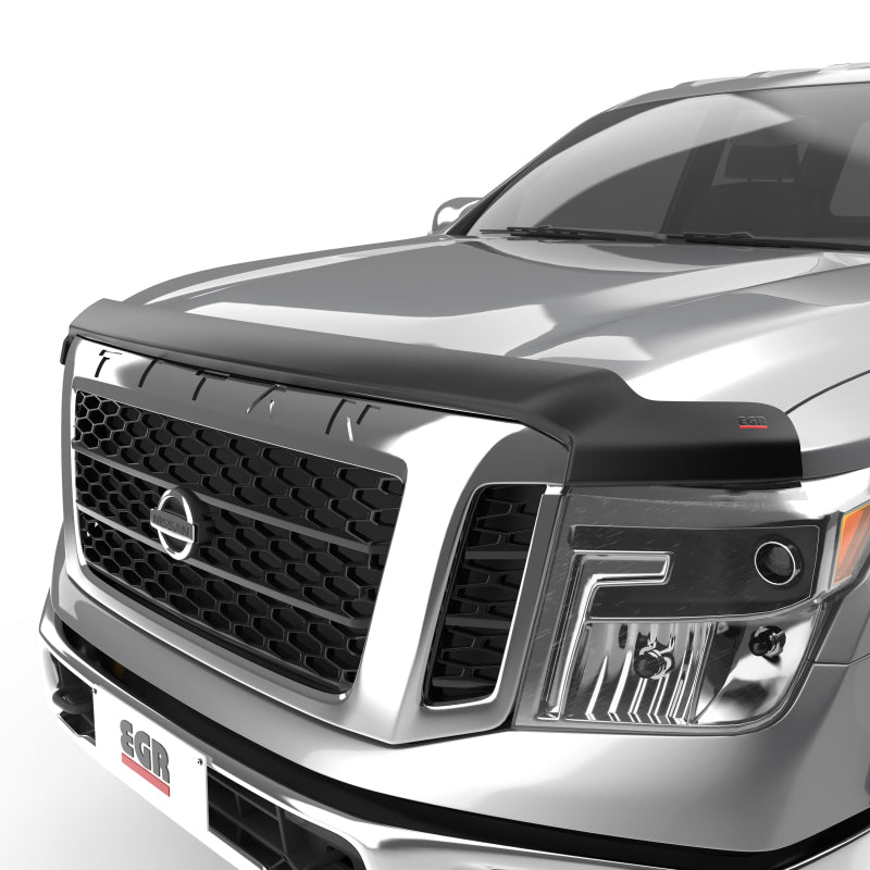 EGR 16+ Nissan Titan XD Superguard Hood Shield - Matte Body Side Moldings EGR
