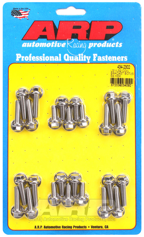 ARP LS1 LS2 SS Hex Coil Bracket Bolt Kit Hardware Kits - Other ARP