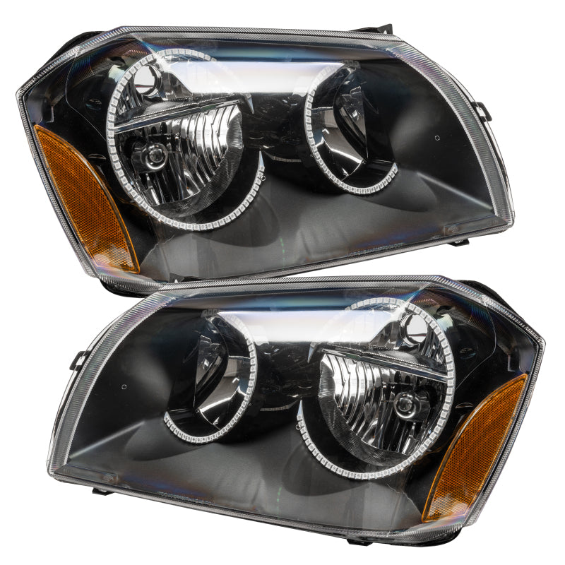 Oracle 05-07 Dodge Magnum SMD HL - Black - ColorSHIFT w/ 2.0 Controller Headlights ORACLE Lighting