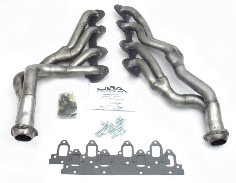 JBA 67-70 Ford Mustang 390-428 FE 1-3/4in-2-1/2in Primary Raw 409 Tri Y Header Headers & Manifolds JBA