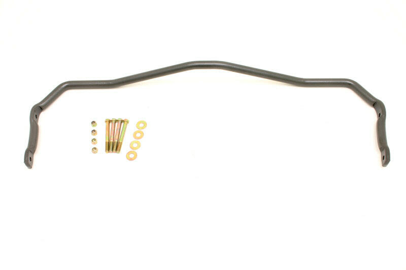 BMR 64-72 A-Body Rear Solid 1.0in Sway Bar Kit - Black Hammertone Sway Bars BMR Suspension