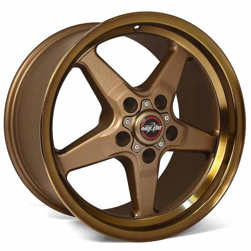 Race Star 92 Drag Star Bracket Racer 17x9.5 5x4.75BC 6.875BS Bronze Wheel Wheels - Cast Race Star