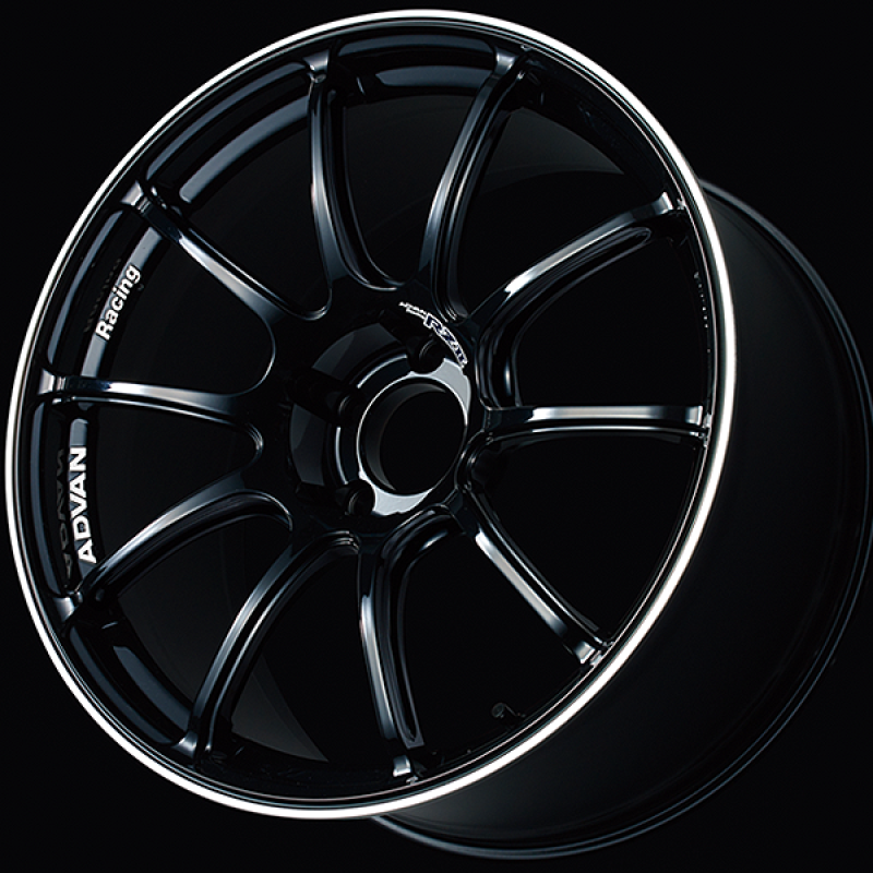 Advan RZII 17x7.5 +38 4x100 Racing Gloss Black Wheel Wheels - Cast Advan