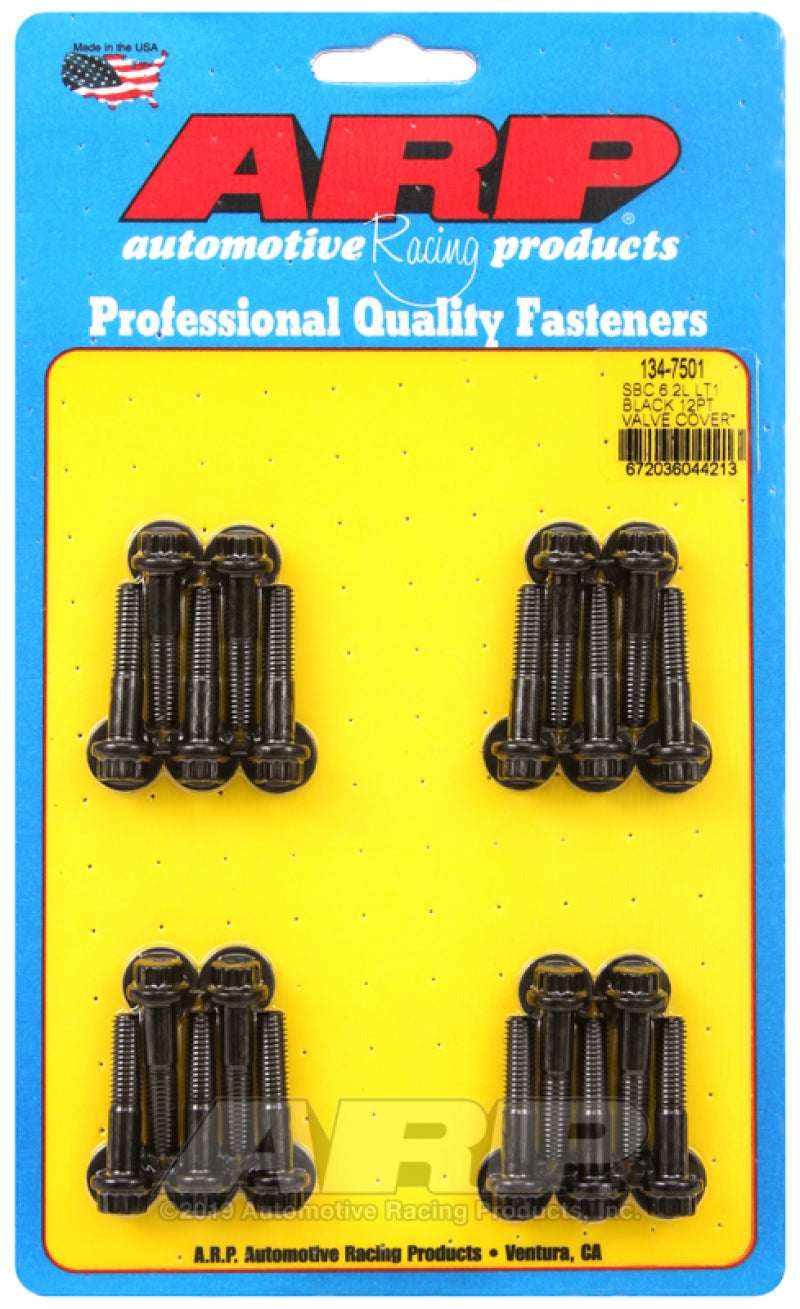 ARP Chevy LT1 6.2L Valve Cover 12pt Bolt Kit Hardware Kits - Other ARP