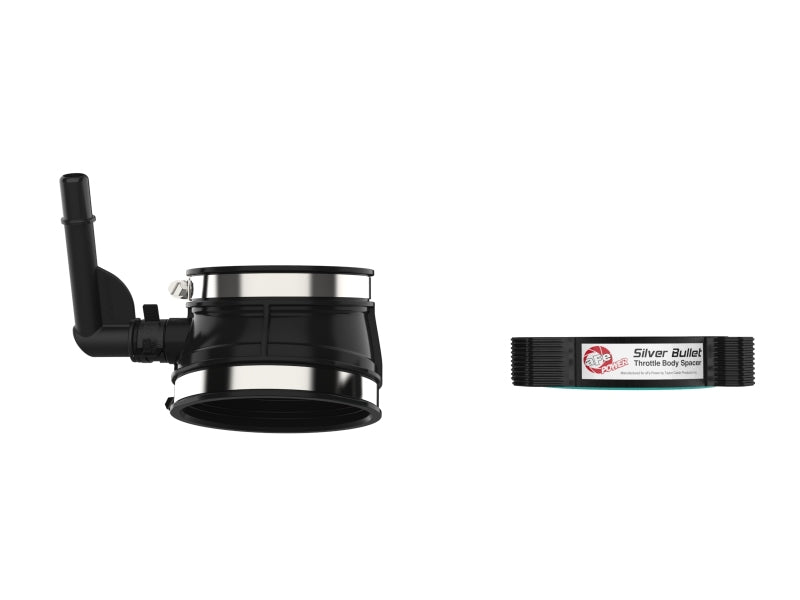 aFe 2020 Vette C8 Silver Bullet Aluminum Throttle Body Spacer / Works With Factory Intake Only - Blk Throttle Body Spacers aFe