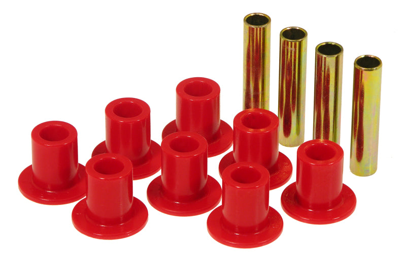 Prothane 87-96 Jeep Front Spring & Shackle Bushings - Red Bushing Kits Prothane