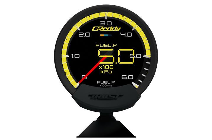 GReddy Sirius Unify Fuel Pressure Gauge Set (Sirius Meter w/Fuel Press Sensor Set & Vision Disp) Gauges GReddy