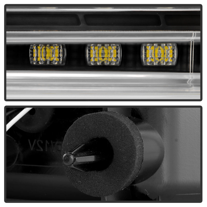 Spyder Chevy Camaro 16-18 Halogen LED Tail Lights Black ALT-YD-CCAM16HAL-SEQ-BK Tail Lights SPYDER