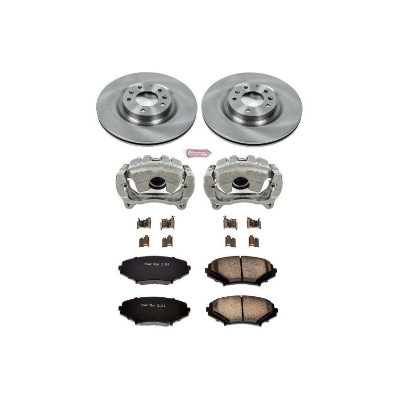 Power Stop 04-11 Mazda RX-8 Front Autospecialty Brake Kit w/Calipers Brake Kits - OE PowerStop