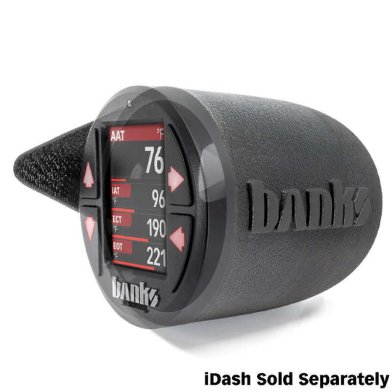 Banks Power 15-19 Chevy/GMC 2500/3500 iDash Stealth Pod Mount - Single Gauge Gauge Pods Banks Power