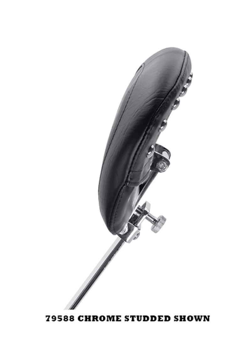 Mustang 08-21 Harley Electra Glide,Rd Glide,Rd King,Str Glide Summit Dr Backrest Blk Pearls - Black Backrests Mustang Motorcycle