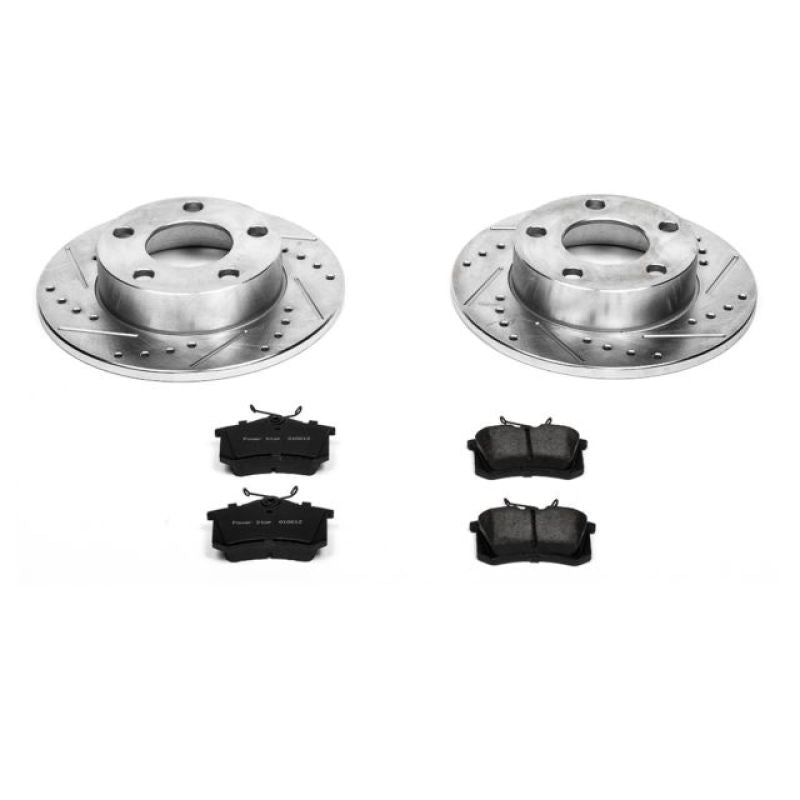 Power Stop 99-05 Volkswagen Passat Rear Z23 Evolution Sport Brake Kit Brake Kits - Performance D&S PowerStop
