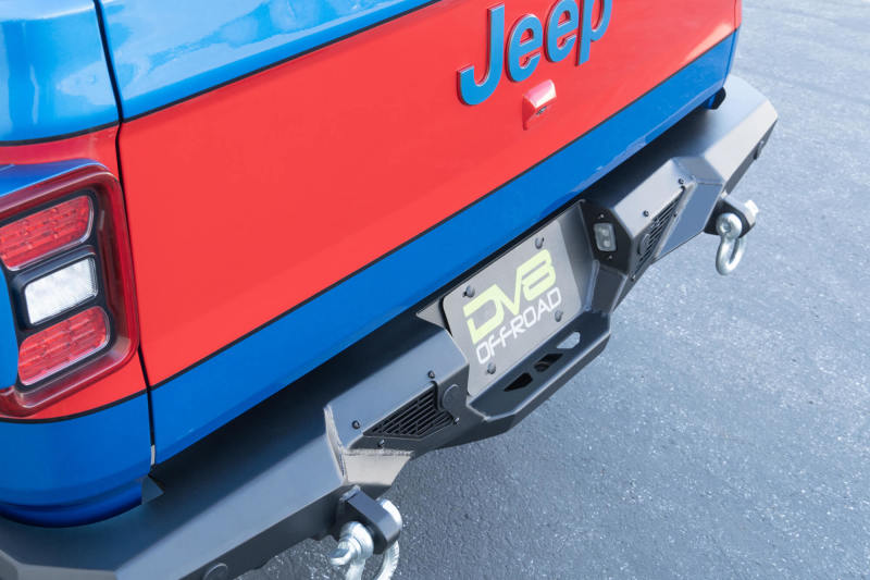 DV8 Offroad 20-23 Jeep Gladiator JT Spec Series Rear Bumper Bumpers - Steel DV8 Offroad