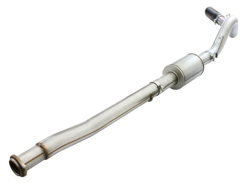 aFe Atlas Exhausts 4in Cat-Back Aluminized Steel Exhaust Sys 2015 Ford F-150 V6 3.5L (tt) Black Tip Catback aFe