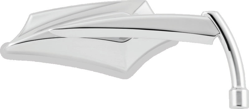 Bikers Choice 65-Up Chrome Angler Mirror Universal Custom Pair Side Mirrors Bikers Choice