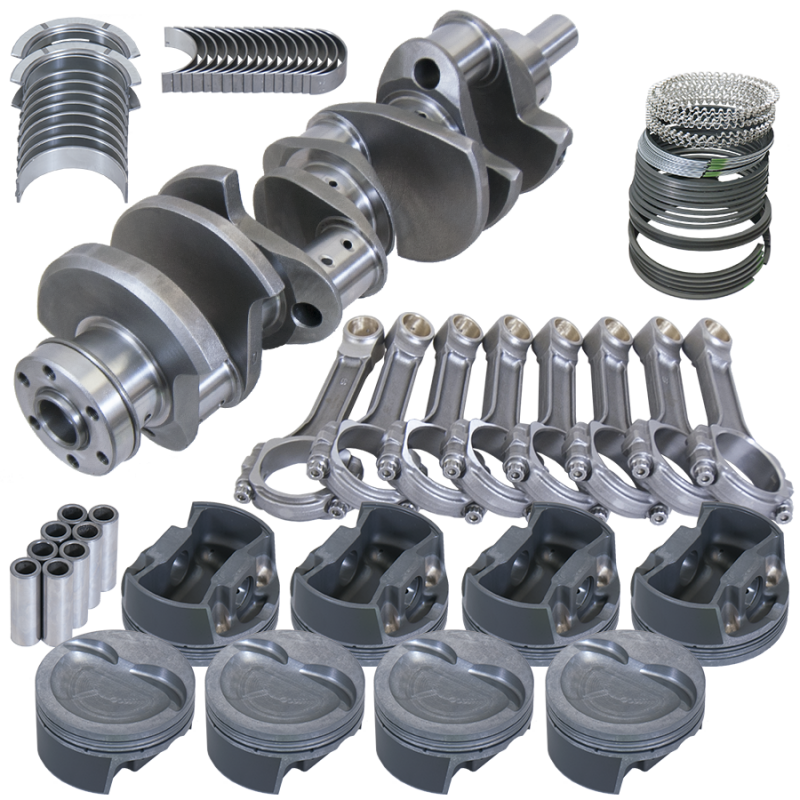 Eagle Ford 351W 4.000in Crank 6.250in I-Beam Rods -26cc Inv Dome 4.030in Pistons Rotating Assembly Rotating Assemblies Eagle