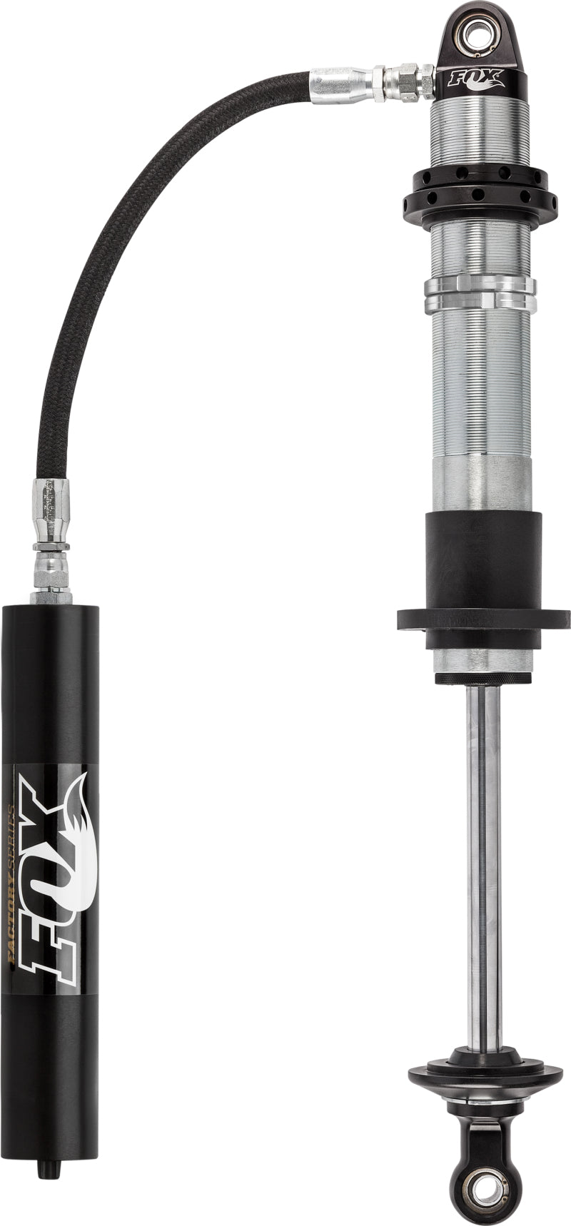 Fox 2.5 Factory Series 12in. Int. Bypass R/R Res. Coilover Shock 7/8in. Shaft (Normal Valving) - Blk Coilovers FOX