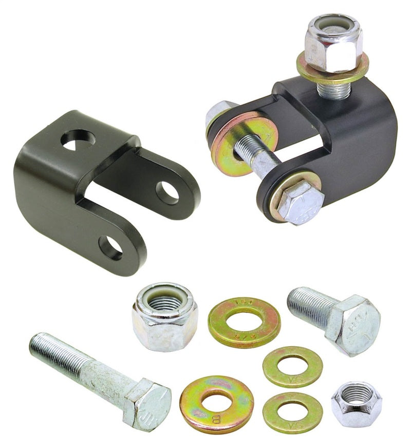 RockJock JK Shock Mount Relocation Kit Front Upper w/ Hardware Pair Suspension Arms & Components RockJock