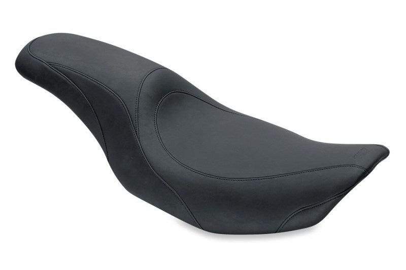 Mustang 97-07 Harley Rd King, 06-07 Street Glide, 00-05 Eagle Std Touring Solo Seat-Black Solo Motorcycle Seats Mustang Motorcycle