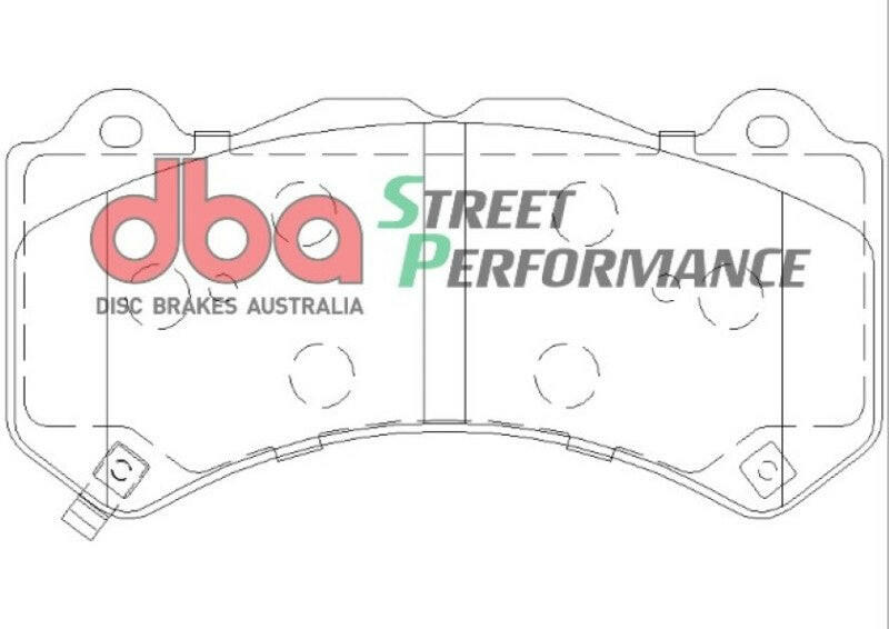 DBA 07-22 Nissan GT-R R35 Front Street Performance Brake Pad Kit Brake Pads - Performance DBA