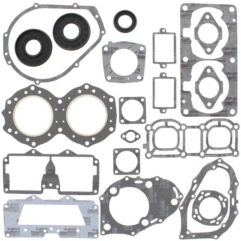 Vertex Gaskets 94-95 Yamaha 700 FX1 Complete Gasket Kit w/ Oil Seals Engine Hardware Vertex Pistons
