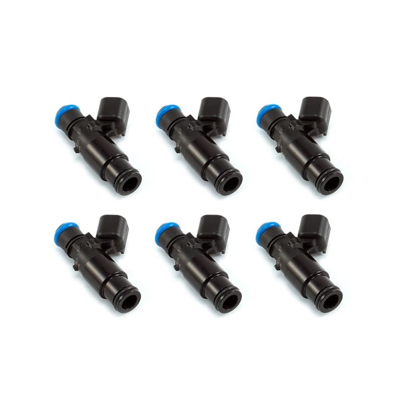 Injector Dynamics ID1050X Injectors 14mm (Black) Adaptor Bottom (Set of 6) Fuel Injector Sets - 6Cyl Injector Dynamics