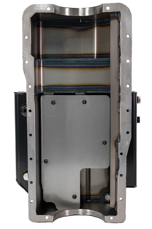 Moroso Ford 351W (w/Rear Sump) Kicked Out Circle Track Baffled Wet Sump 9qt 7.5in Steel Oil Pan Oil Pans Moroso