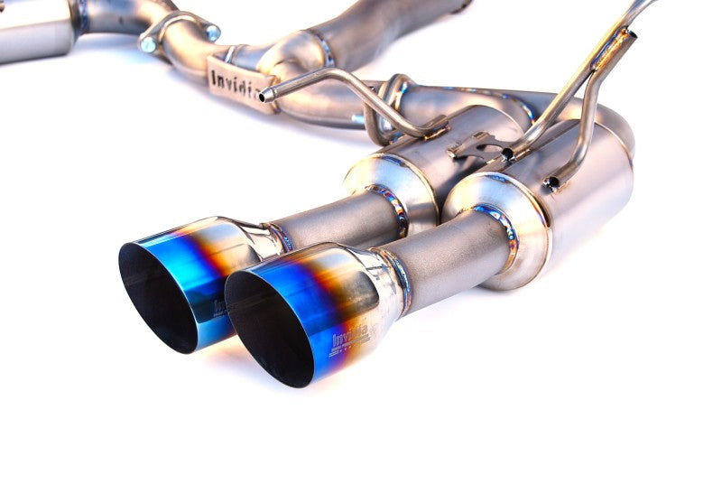 Invidia 2015+ WRX/STi Gemini 80mm Full Titanium Quad 101mm Tip Cat-Back Exhaust Catback Invidia
