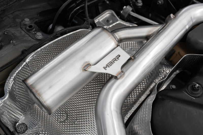 MBRP 2022 VW Golf GTI MK8 T304 SS 3in Cat-Back Exhaust 2.5in Dual Split Rear w/ Carbon Fiber Tips Catback MBRP