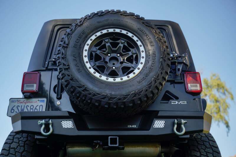 DV8 07-18 Jeep Wrangler (JK) Tire Carrier for MTO Bumper Chase Racks DV8 Offroad