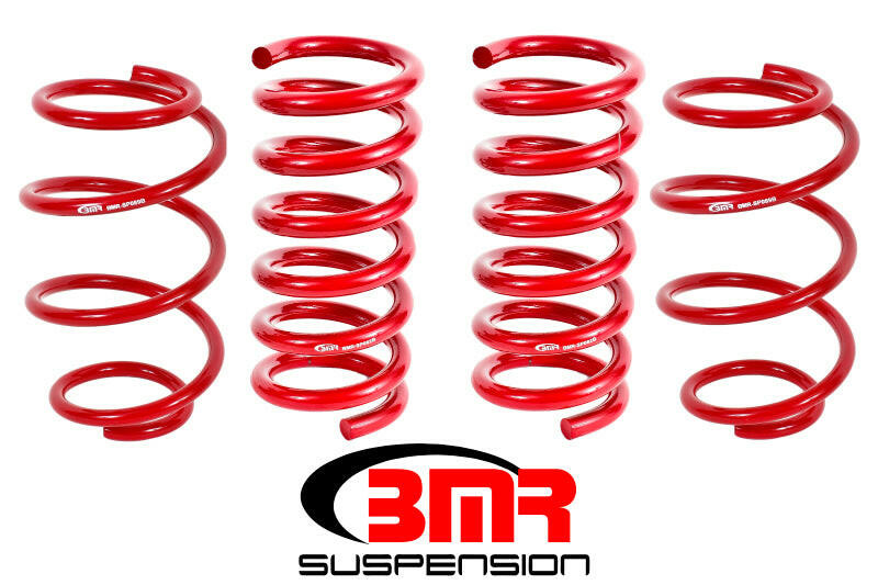 BMR 15-17 S550 Mustang Performance Version Lowering Springs (Set Of 4) - Red Lowering Springs BMR Suspension