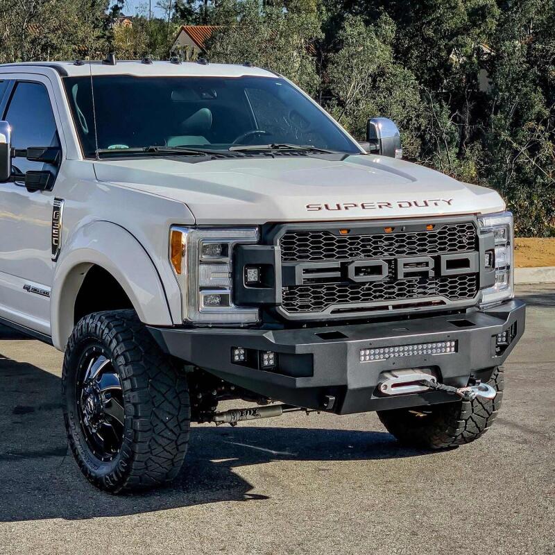 Westin 17-22 Ford F-250/350 Pro-Series Front Bumper- Textured Black Bumpers - Steel Westin