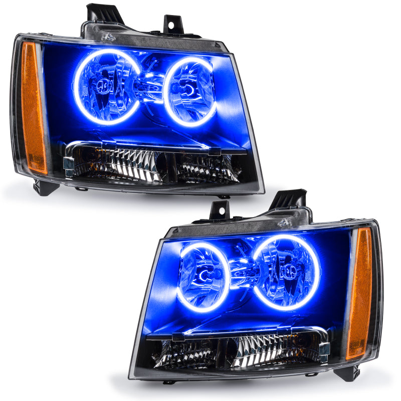 Oracle Lighting 07-14 Chevrolet Suburban Pre-Assembled LED Halo Headlights -Blue Headlights ORACLE Lighting