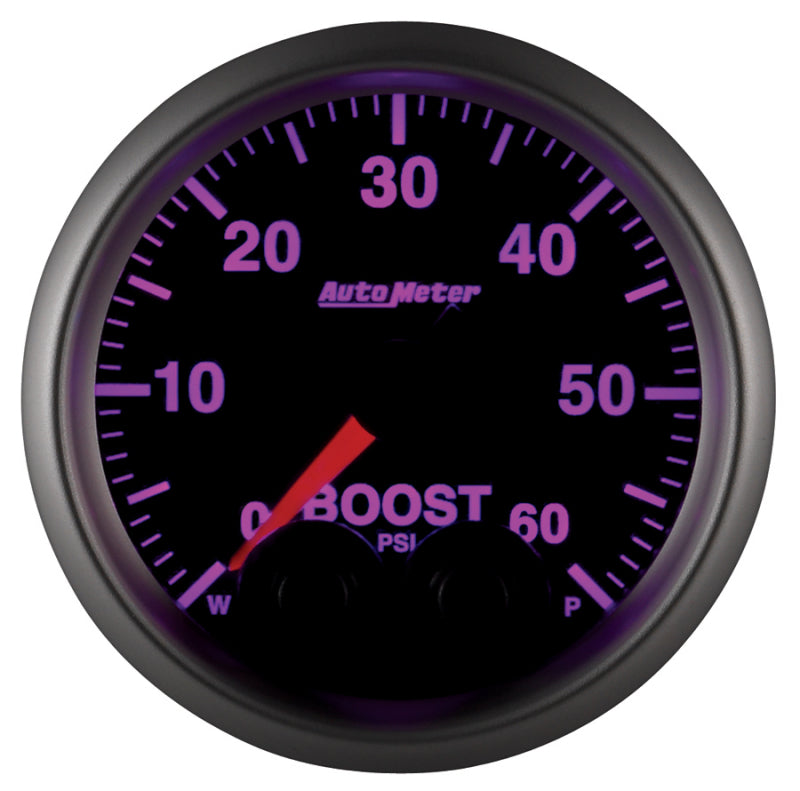 Autometer Elite 52mm 0-60 PSI Boost Peak & Warn w/ Electronic Control Gauge Gauges AutoMeter