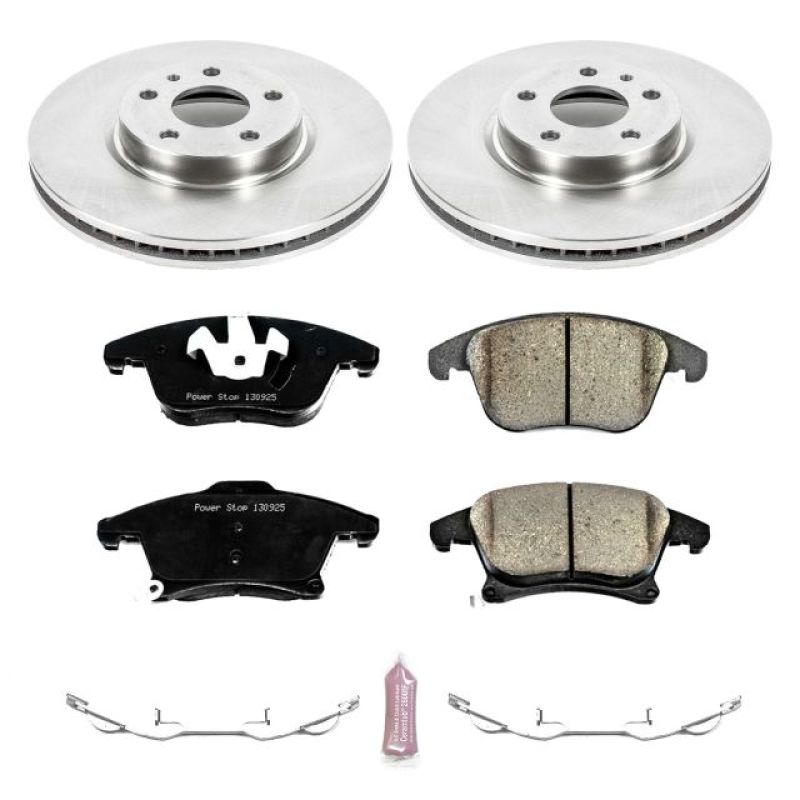 Power Stop 13-19 Ford Fusion Front Autospecialty Brake Kit Brake Kits - OE PowerStop