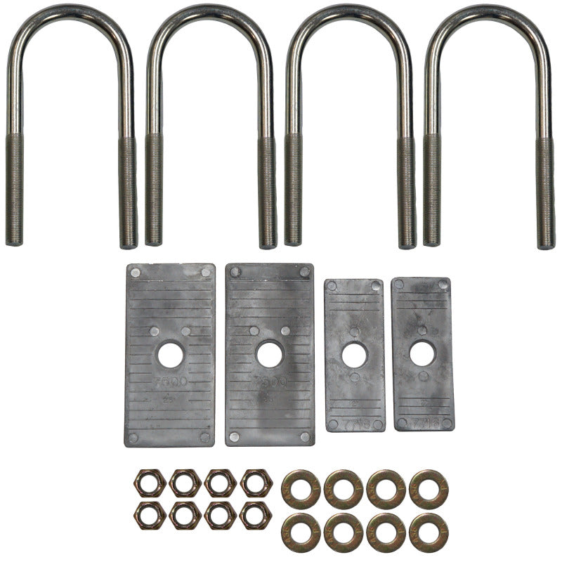 Rancho 59-63 Jeep CJ3 Rear U-Bolt Kit Bolts Rancho