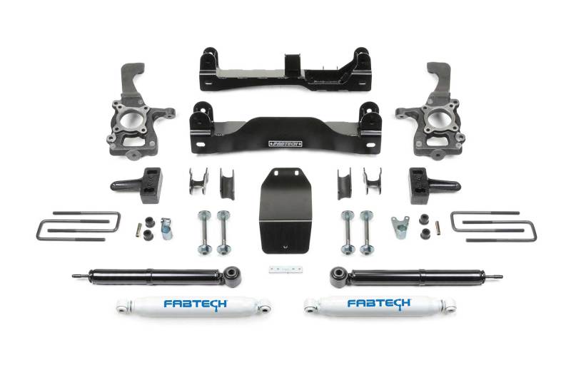 Fabtech 09-13 Ford F150 4WD 4in Basic Sys w/Perf Shks Lift Kits Fabtech