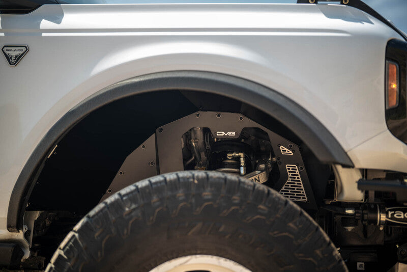 DV8 Offroad 21-25 Ford Bronco Addictive Desert Designs Front Inner Fender Liners Wheel Well Liners DV8 Offroad