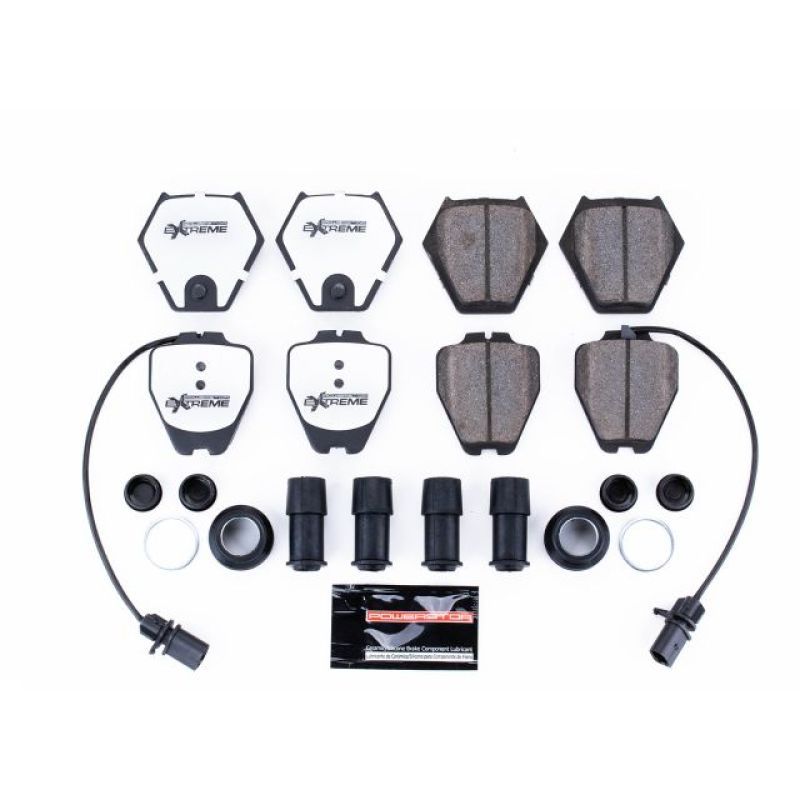 Power Stop 00-01 Audi A6 Quattro Front Z26 Extreme Street Brake Pads w/Hardware Brake Pads - Performance PowerStop