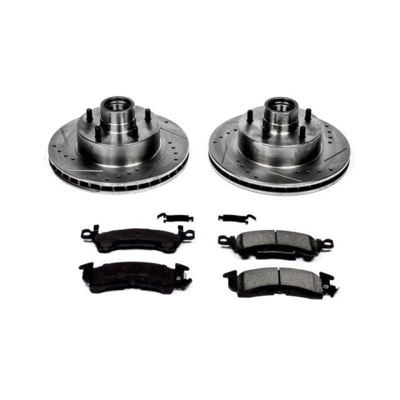 Power Stop 1975 Buick Apollo Front Z23 Evolution Sport Brake Kit Brake Kits - Performance D&S PowerStop