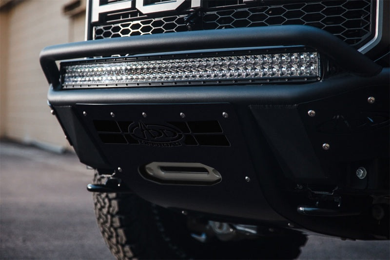 Addictive Desert Designs 17-18 Ford F-150 Raptor Stealth R Front Bumper w/ Winch Mount Bumpers - Steel Addictive Desert Designs