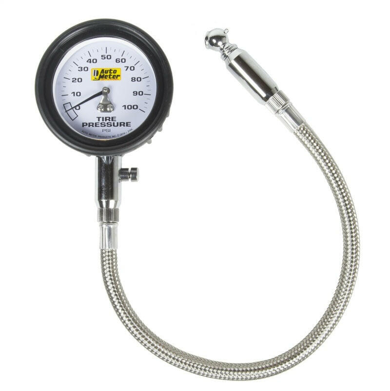 Autometer 100 PSI Tire Pressure Gauge Gauges AutoMeter