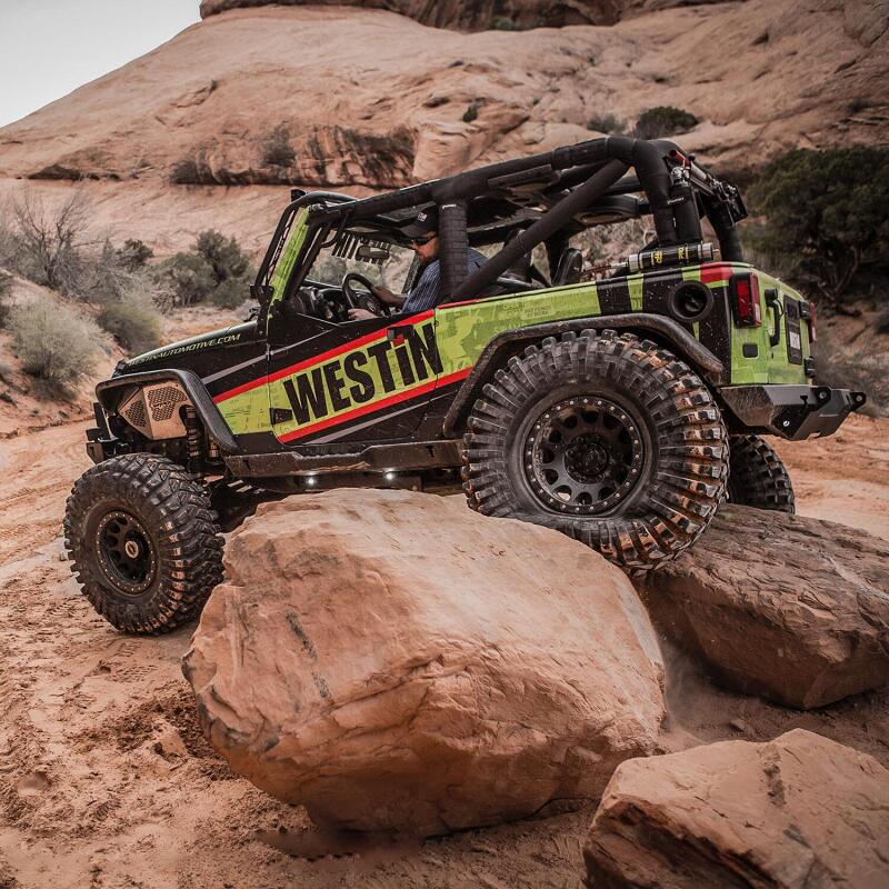 Westin/Snyper 07-17 Jeep Wrangler Tube Fenders - Rear - Textured Black Fenders Westin