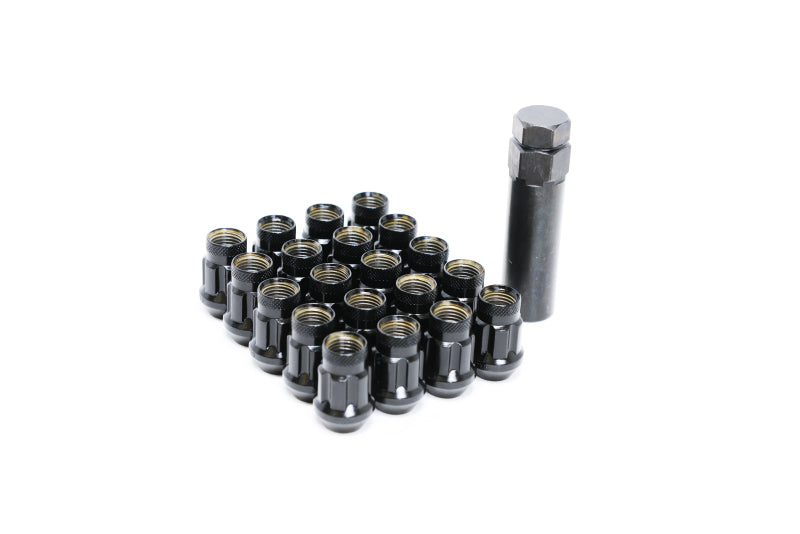 Wheel Mate Monster 35 Locking Lug Nut Set of 4 - Black 14x1.50 Lug Nuts Wheel Mate